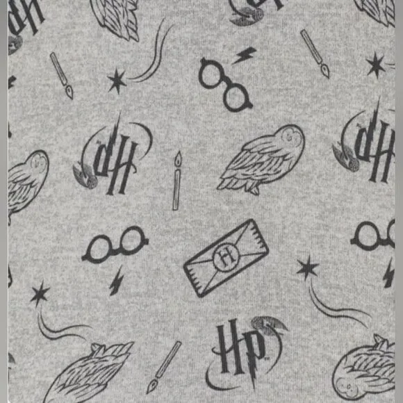 NWT Harry Potter Wizarding World 2pc Long Sleeve Jogger Lounge Pajama Set, Sz 3X - Picture 5 of 5